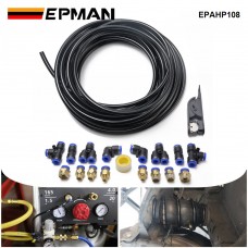 EPMAN 8mm( 5/16") OD 5mm ID Polyurethane PU Air Hose Pipe Tube Kit 10 Meter 32.8ft Complete Garage Air Kit EPAHP108